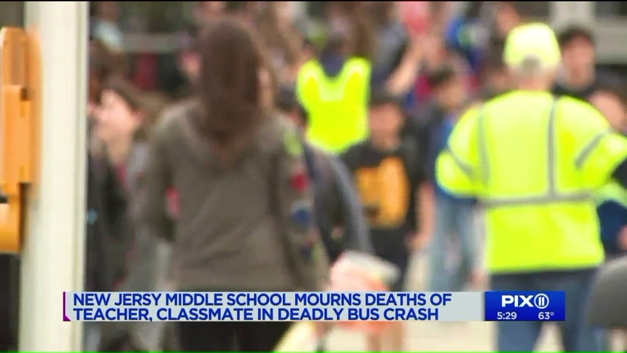 New Jersey Middle School Mourns Deaths of Teacher, Classmate Day After Bus Crash