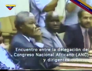 Nelson Mandela habla de Cuba y Fidel Castro