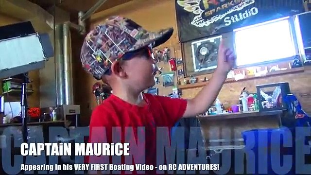 RC ADVENTURES - NEW Capt. MOE & the AquaCraft Rescue 17 Fireboat RTR SCALE BOAT ! #ProudParenting