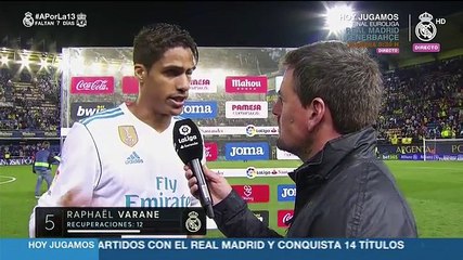 Varane: "Estamos bien preparados y concentrados para la final de la Champions"