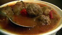 Homemade Roasted Vegetable Tomato Soup | Meatballs : ASMR / Mukbang ( Eating Sounds )
