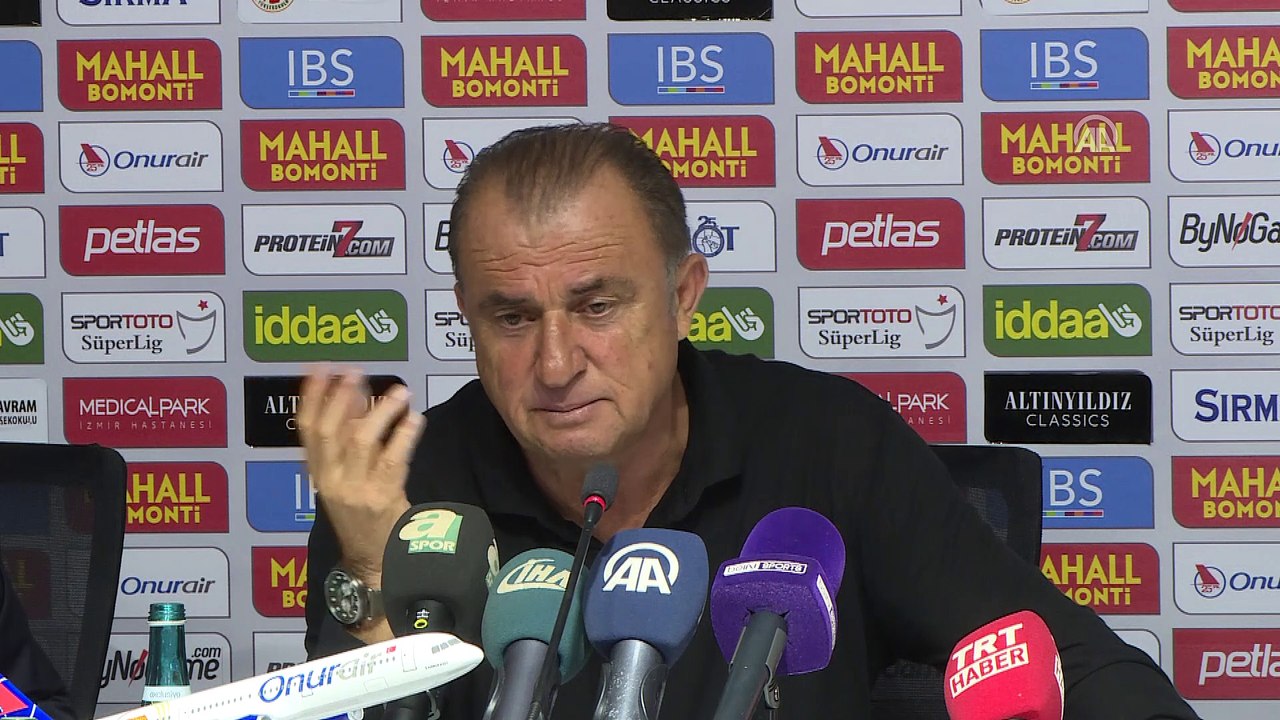 Göztepe-Galatasaray maçının ardından - Fatih Terim (3) - İZMİR