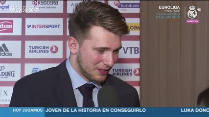 Luka Doncic: "Es muy especial para mi lograr el MVP de la Euroliga"