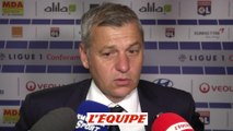 Genesio «La banderole, ça fait mal» - Foot - L1 - OL