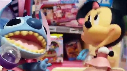 ディズニーキャラクターズ ミッキーたちがリカちゃんショッピングセンターでお買いもの！Disney charers Licca chan Doll Shopping Mall Playset