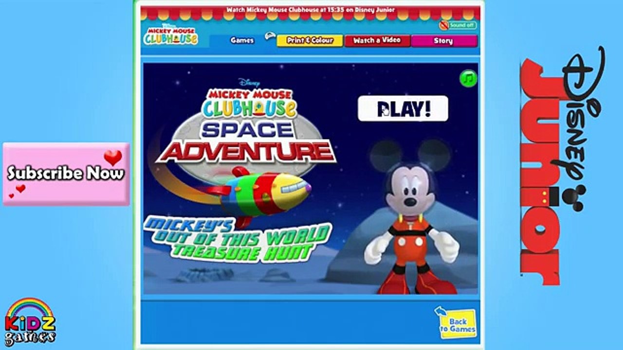 Mickey Mouse - Space Adventure Game / Disney Junior (kidz games)