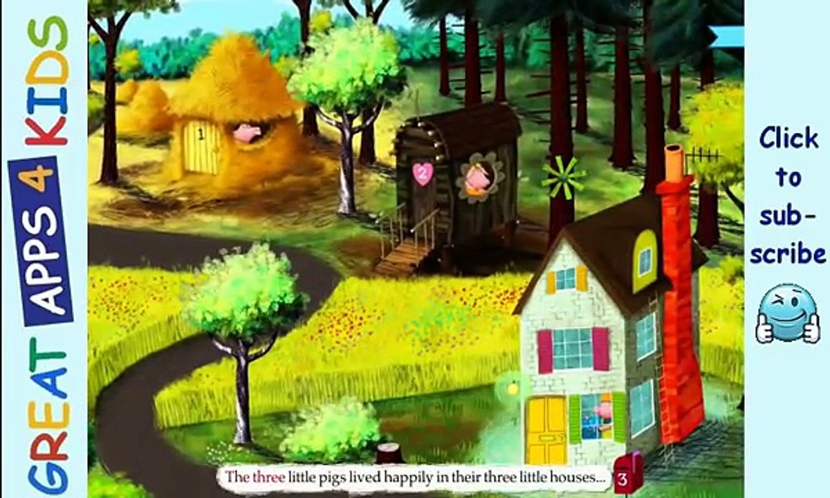Three Little Pigs by Nosy Crow | Storybook App for Kids