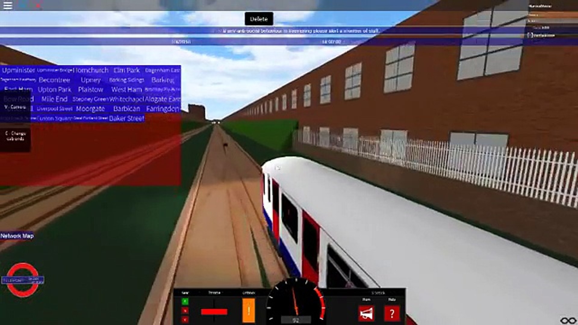 Roblox Train Simulator London Underground Video Dailymotion - metro simulator roblox