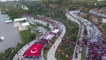 Fener Alayında 600 Metrelik Türk Bayrağı Açıldı