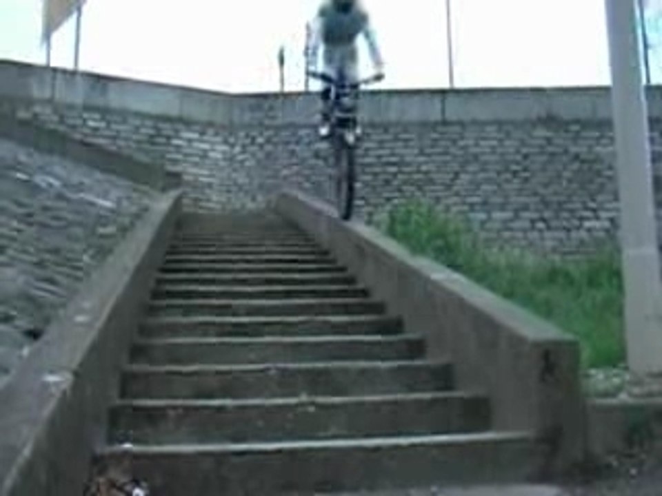 Cascade  en moto