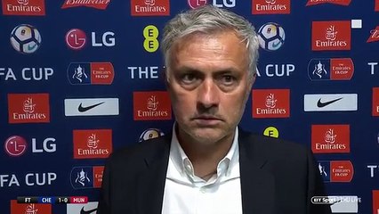 Mourinho: We deserved to win FA Cup final | Manchester United manager not happy