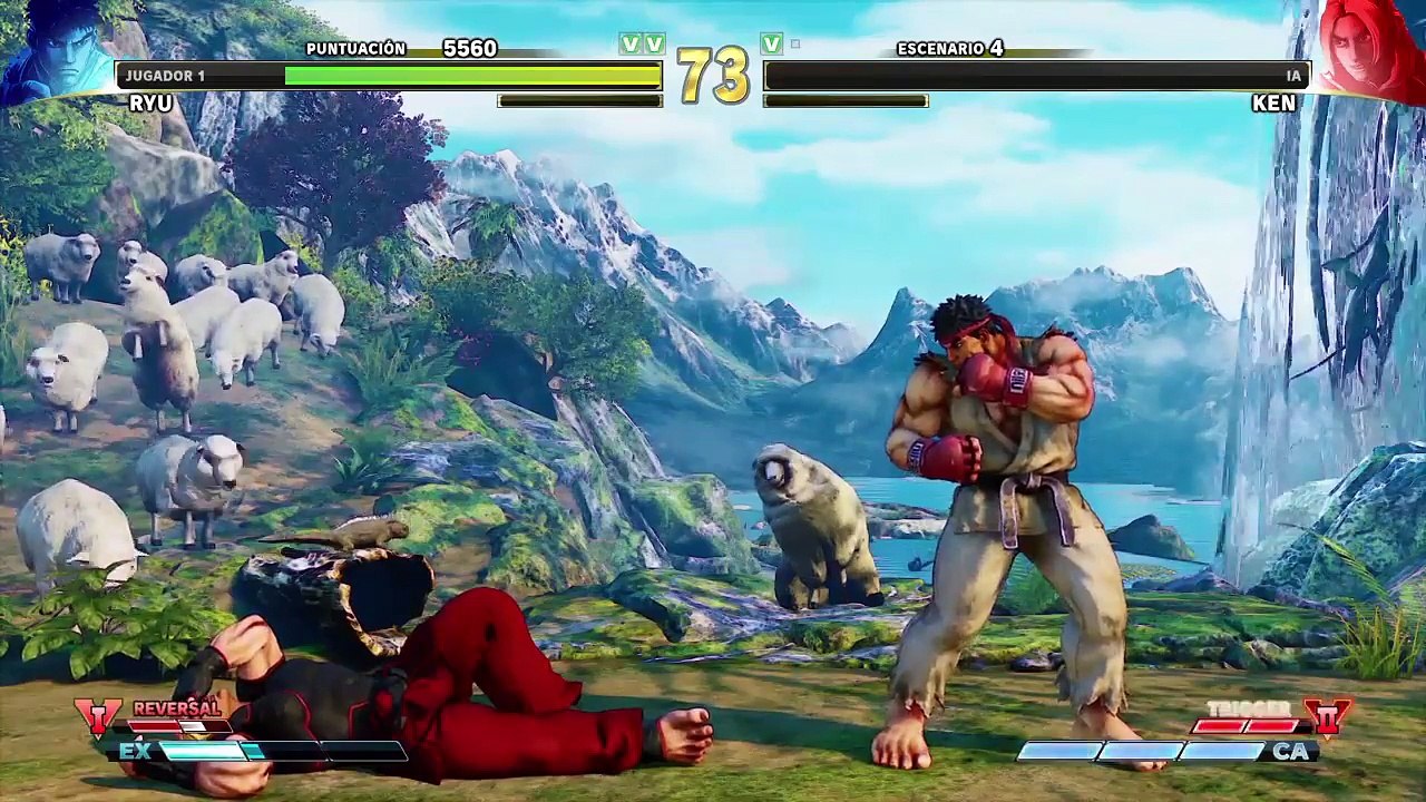 Street Fighter V Arcade Edition Ryu Gameplay Arcade Hard Mode PS4 2018