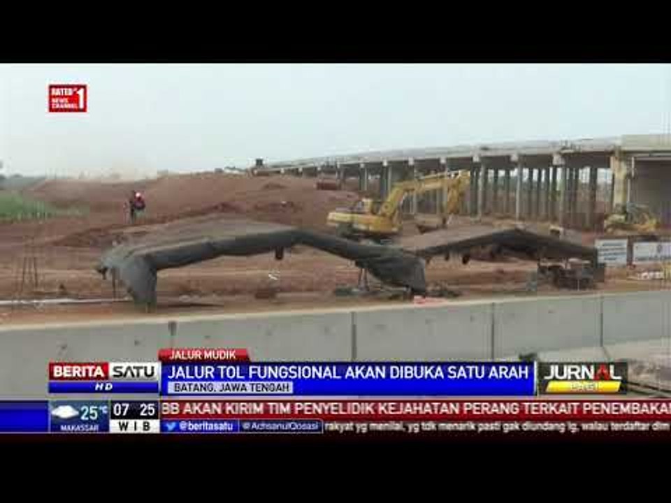 Tol Fungsional Batang Akan Dibuka Satu Lajur