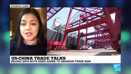 US - China talks as they agree to abandon trade war