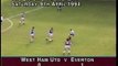 West Ham United - Everton 09-04-1994 Premier League