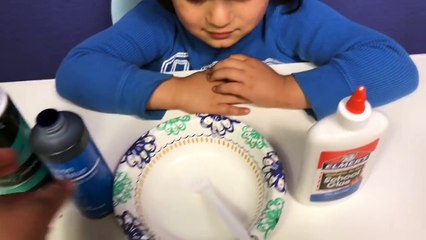 MARY AND JUNIOR MAKE FLUFFY SLIME - EASY DIY SLIME RECIPE