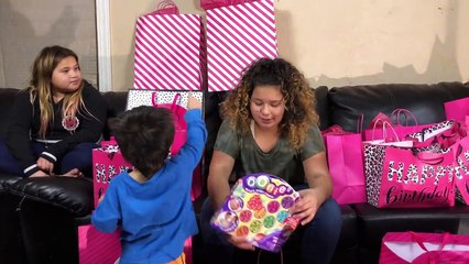 MARY'S 12th BIRTHDAY MORNING OPENING PRESENTS!