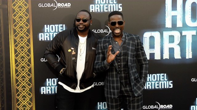 Brian Tyree Henry and Sterling K. Brown Hotel Artemis Los Angeles Premiere