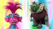 Princess POPPY Troll VS KING GRISTLE Bergen - Trolls Movie 2016 Coloring Pages DUEL + 3 Bonus Duels