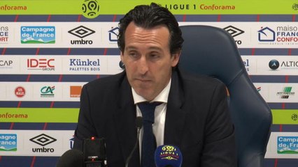 38e j. - Emery : "On jouait ce match pour gagner"