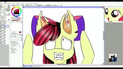 (MLP) Speedpaint: The punishment (Gore)