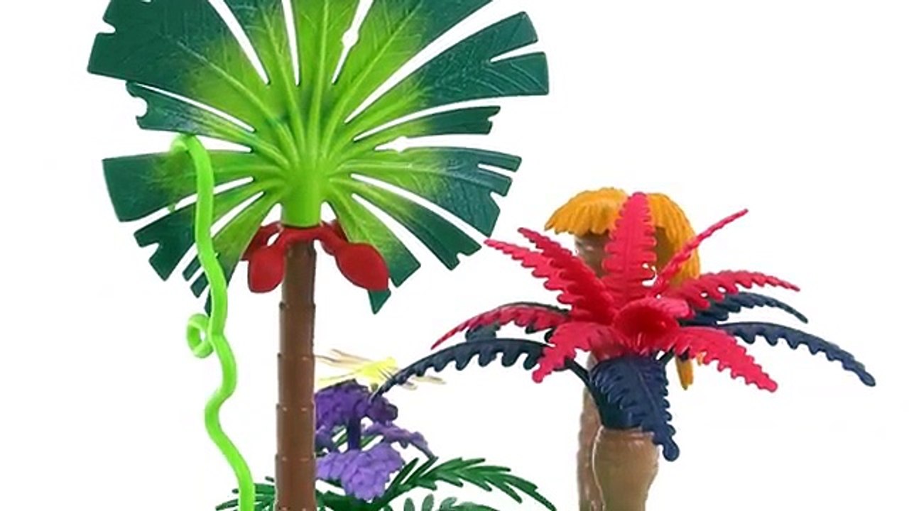 Playmobil Super 4 Lost Island + Alien & Raptor review! set 6687