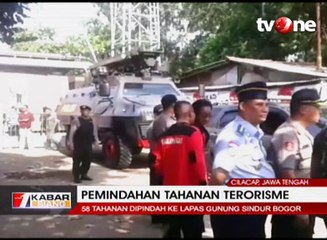 58 Tahanan Terorisme Nusakambangan Dipindahkan
