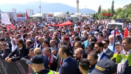 Avrupalı Türkler, Cumhurbaşkanı Erdoğan İçin Saraybosna'ya Akın Etti