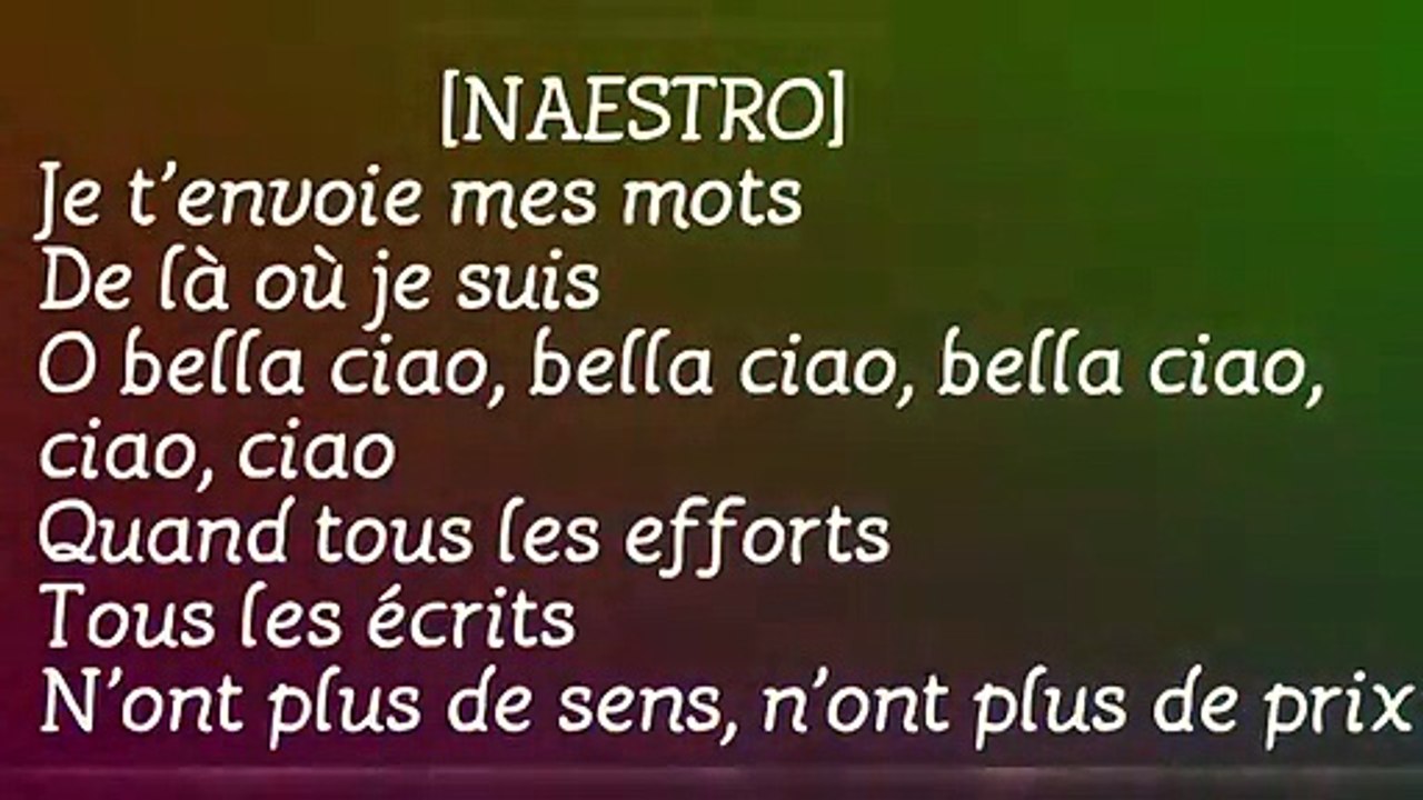 Maître Gims Vitaa Dadju - Bella Ciao ( Paroles × musique )