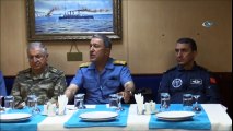 Orgeneral Akar, Beyaz Fırtına Tatbikatı Kapsamında Deniz Kuvvetleri Unsurlarını Denetledi