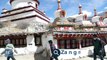 The 1,000-year-old Zangniang Stupa, in Yushu, Qinghai, NW China, is one of the three most important Tibetan Buddhist stupas in the world.