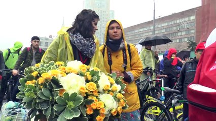 Moskova sokakları bisikletlilere kaldı