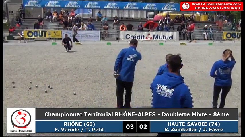 Ref:x6jwzsr Championnats Régionaux Rhône-Alpes 2018 : Huitième mixte Rhône VS Haute-Savoie