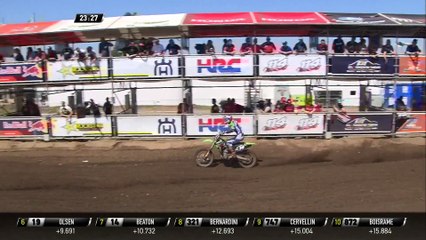 Jed Beaton & Thomas Kjer Olsen Battle + Crash - MXGP of Germany 2018