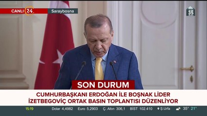 Cumhurbaşkanı Erdoğan açıklama yapıyor