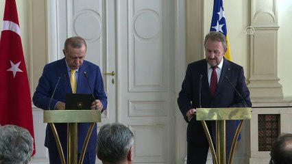 Bosna Hersek Devlet Başkanlığı Konseyi Başkanı İzzetbegovic - SARAYBOSNA