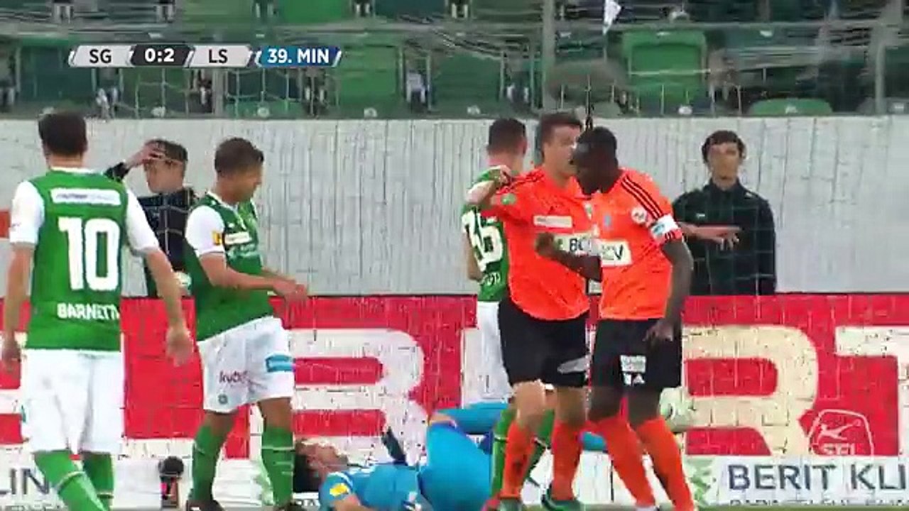 Sankt Gallen 0:3 Lausanne (Switzerland. Super League. 19 May 2018)