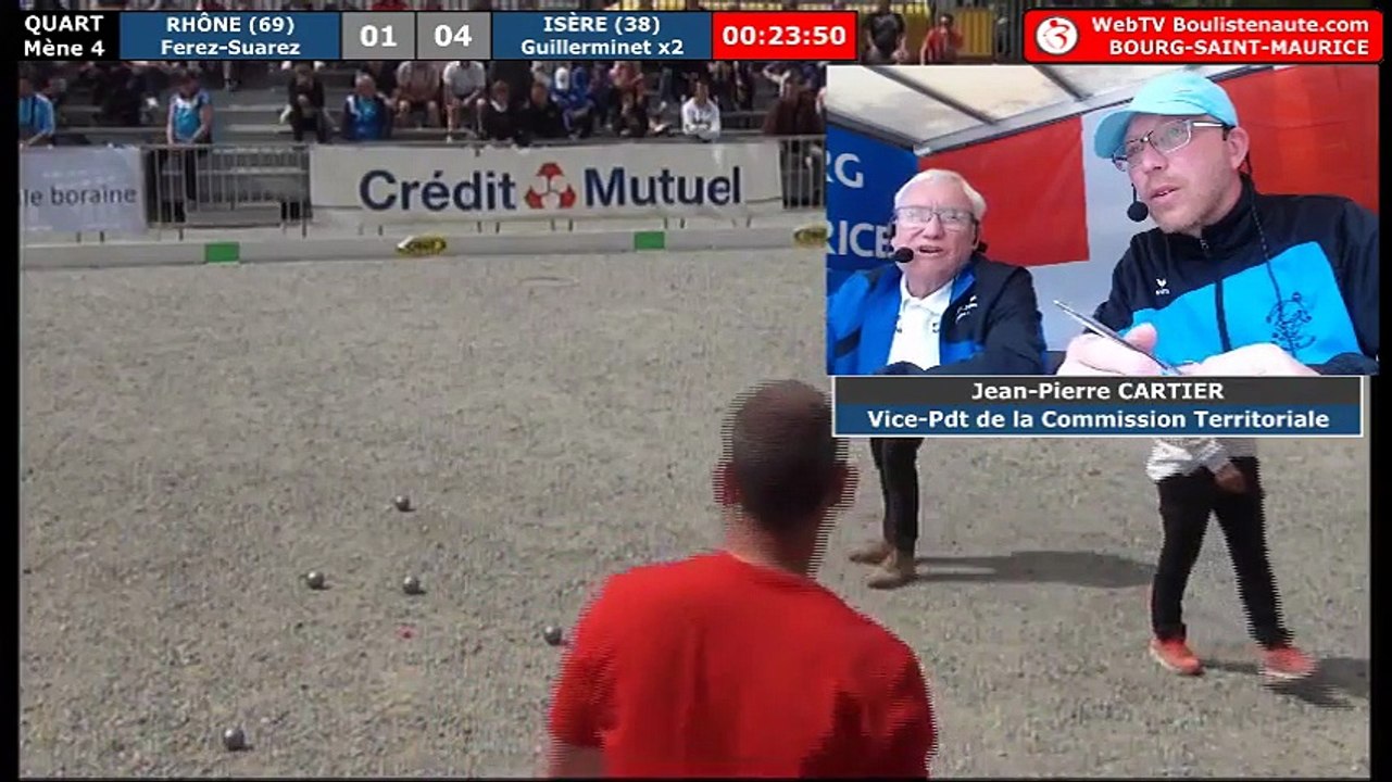 Championnats Régionaux Rhône-Alpes 2018 : Quart mixte Rhône VS Isère