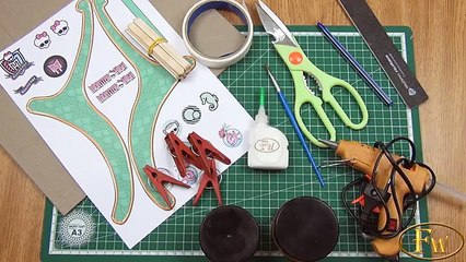 Как сделать шезлонг для кукол своими руками. How to Make Doll Beach Chairs