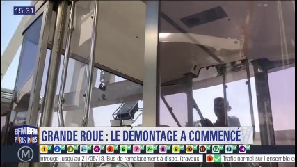 A Paris, le démontage de la Grande roue a commencé