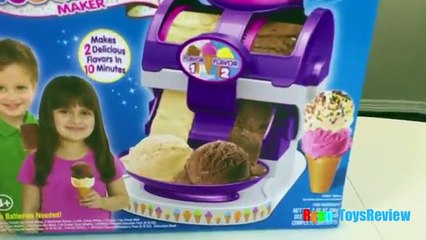 ICE CREAM MAKER Cra Z Art The Real 2 in 1 Ice Cream Machine Toy