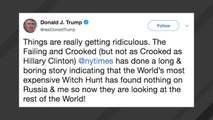 'STOP!' Trump Lashes Out Over Mueller's Russia Probe In Sunday Tweets