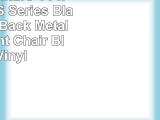 Flash Furniture 4 Pk HERCULES Series Black Ladder Back Metal Restaurant Chair  Black