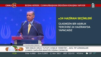Cumhurbaşkanı Erdoğan'dan Muharrem İnce'ye gönderme