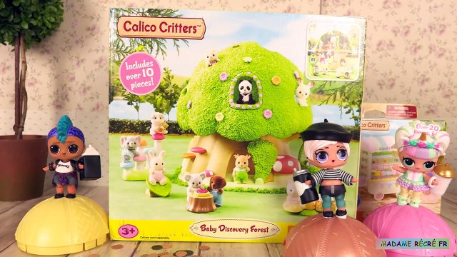 Poupées LOL Trés Rare Déballage Cabane dans la Forêt Familles Sylvanian