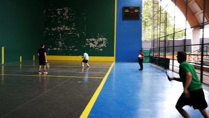 Frontenis semifinal 2 master división de honor set 2