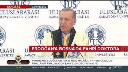 Cumhurbaşkanı Erdoğan Bosna'da