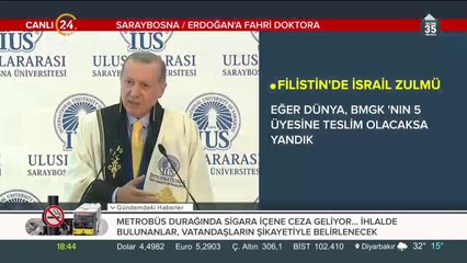Cumhurbaşkanı Erdoğan Bosna'da