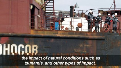 Russia unveils world's first floating nuclear barge