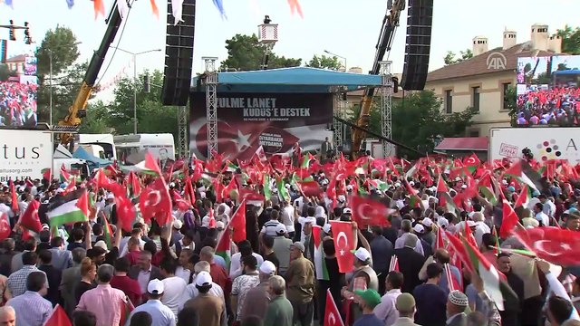 Başbakan Yıldırım: 'Dünyanın zorbalarına diyoruz ki yaşasın Kudüs, yaşasın Filistin' - DİYARBAKIR